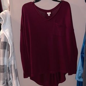 NWOT drop shoulder sweater